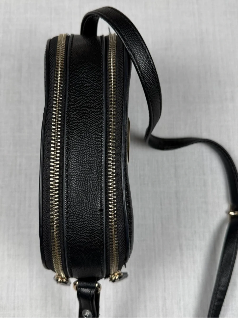Apt 9 Black Shoulder Bag with Gold Accent - Women